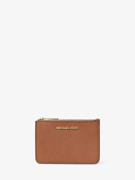 Маленькая монетница Jet Set Travel из кожи Saffiano