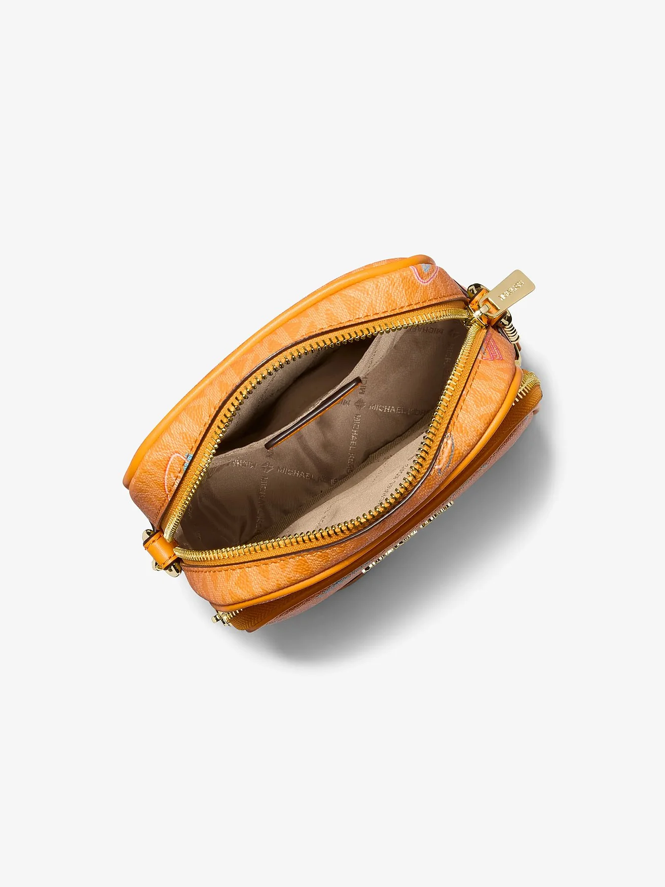 Сумка кроссбоди Michael Kors Jet Set с фирменным принтом — 2