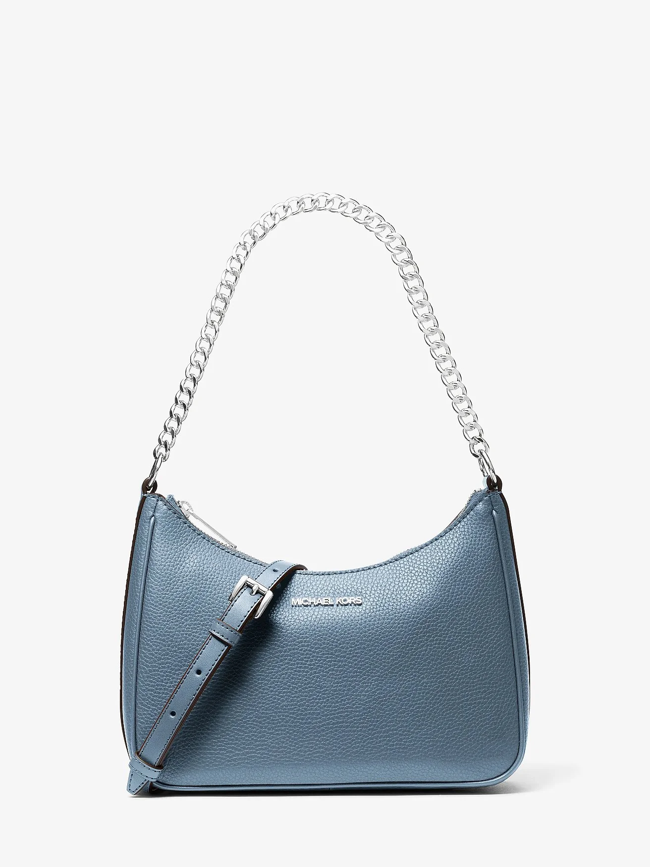 Сумка-кроссбоди Michael Kors Jet Set Large из зернёной кожи — 1
