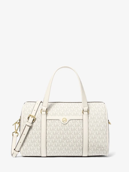 Сумка-кроссбоди Michael Kors Jet Set Travel светло-кремовая мульти