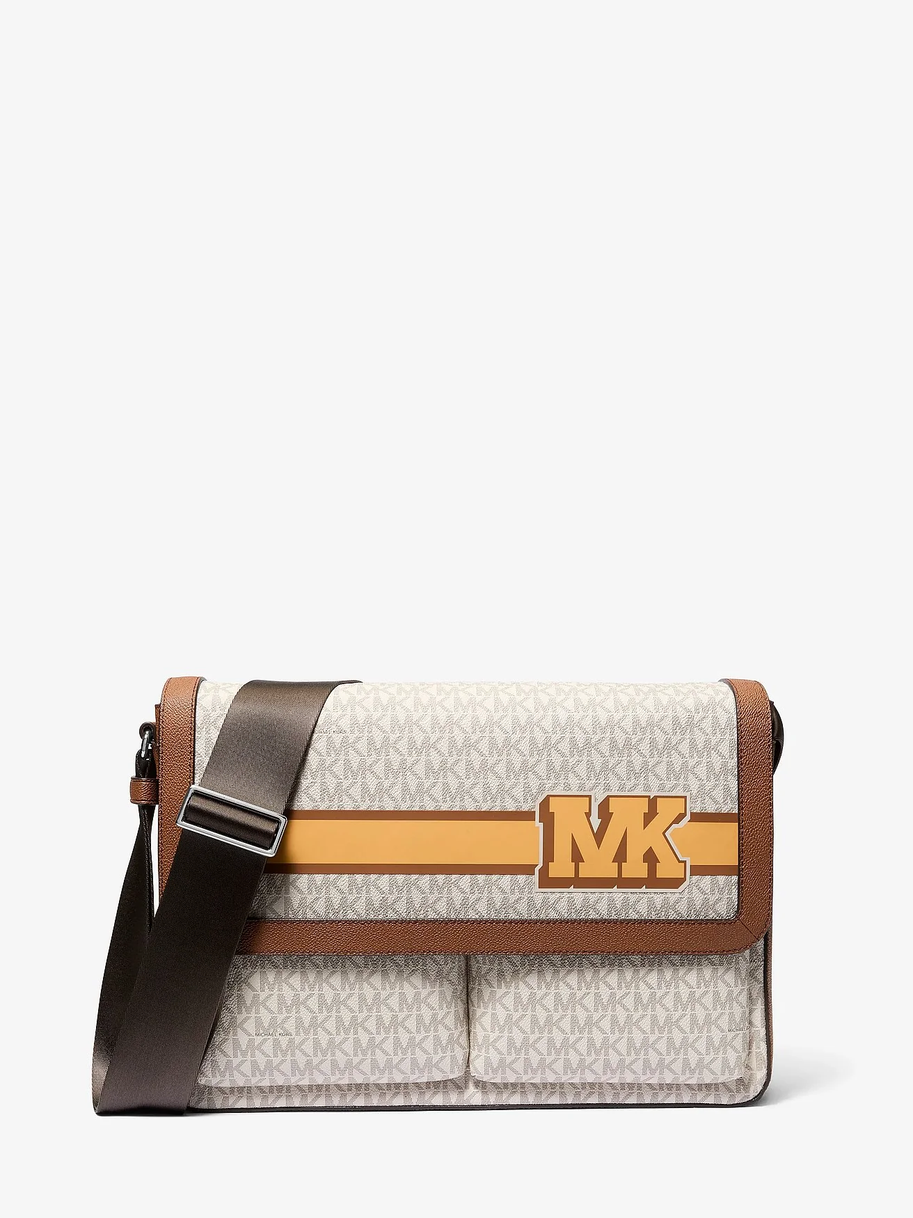 Сумка-мессенджер Michael Kors Pacey с декоративной отделкой и логотипом — 1