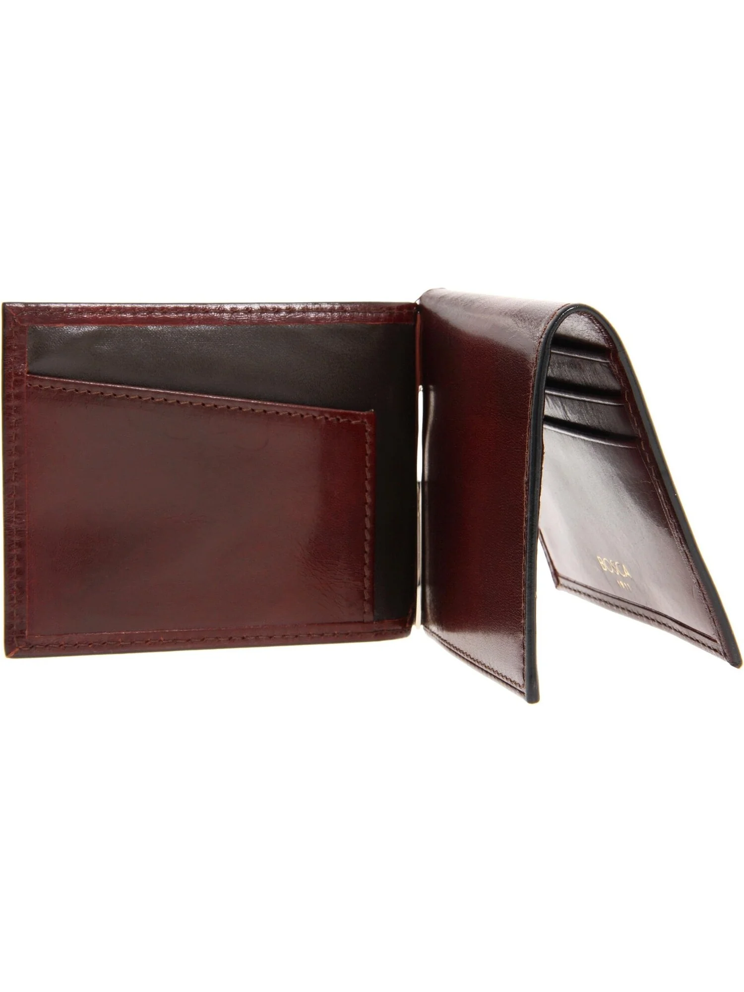 Кошелек Old Leather Collection - Money Clip w/ Pocket Bosca — 5