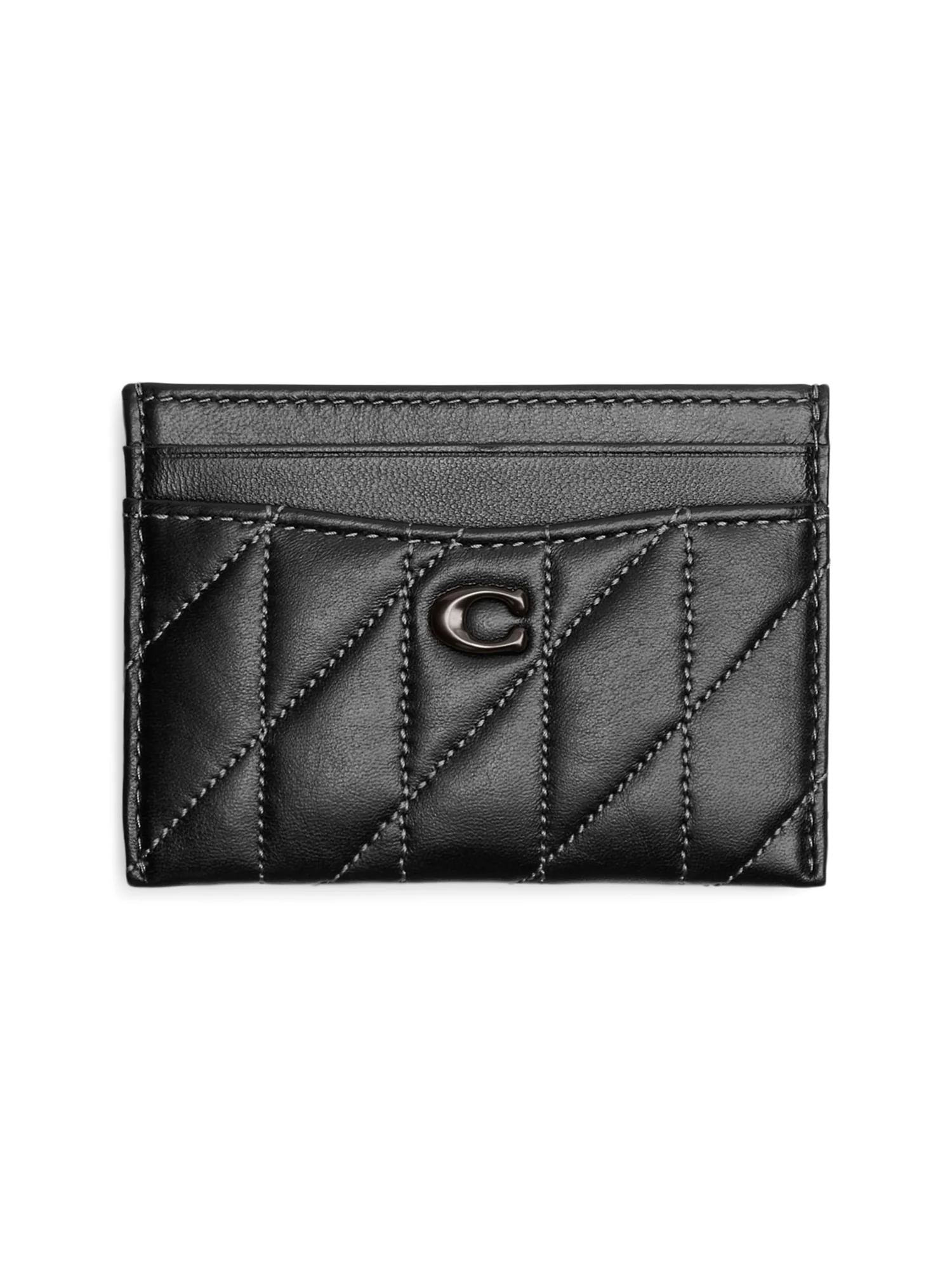 Кошелек COACH Quilted Pillow Leather Essential Card Case — 1