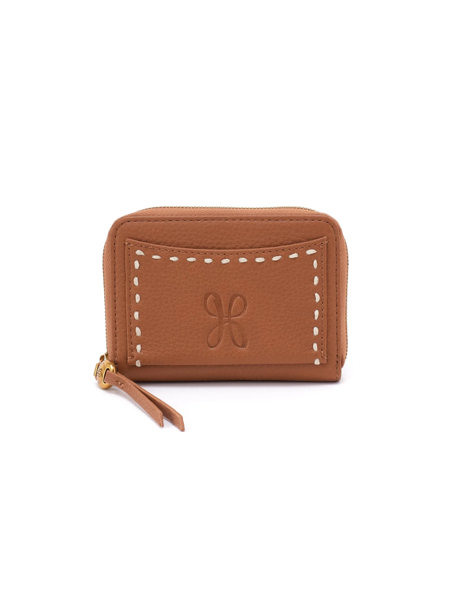 Кошелек HOBO Hart Card Case — коричневый