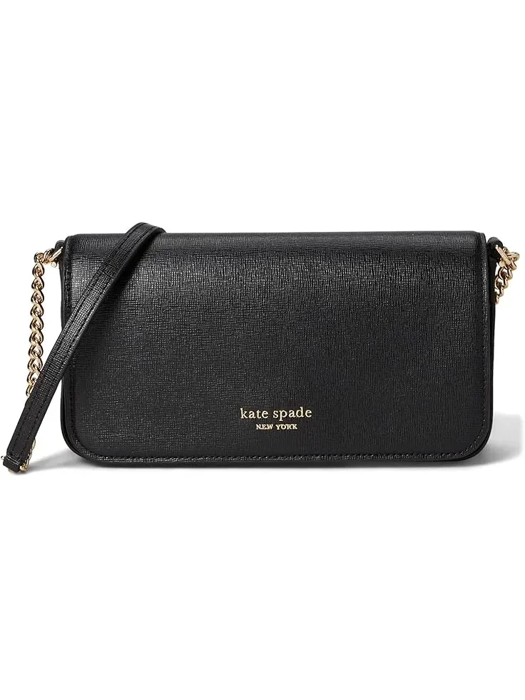 Женский кошелек Devin из сафьяновой кожи с клапаном и цепочкой Kate Spade New York — 1