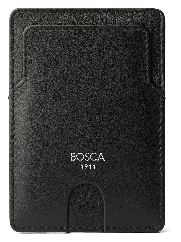 Мужская сумка наппа Vitello - тонкий футляр для визиток Bosca — 1