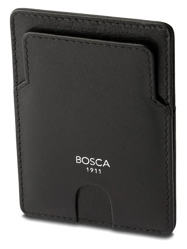 Мужская сумка наппа Vitello - тонкий футляр для визиток Bosca — 4