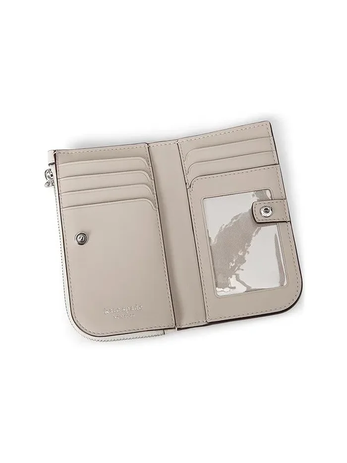 Кошелек Halo Fine Grain Leather Small Slim Bifold Kate Spade New York — 3