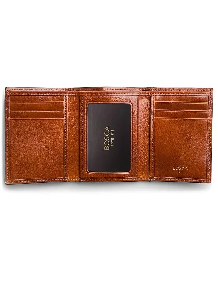 Кошелек трифолд Old Leather Collection Double I.D. Trifold Bosca — 2