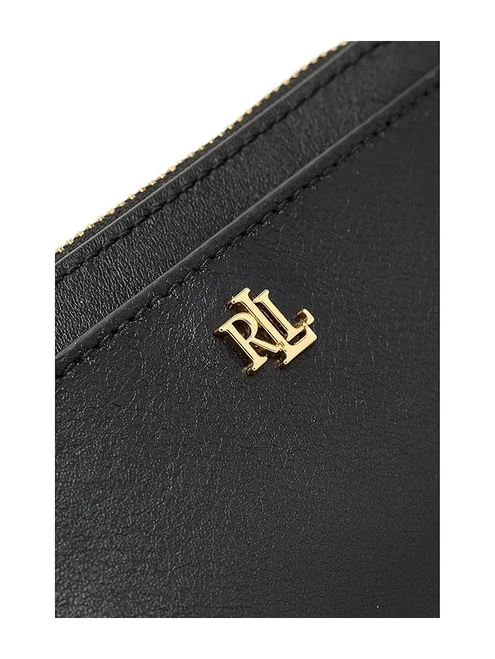 Кошелек-картхолдер на молнии Leather L-Zip Card Case Lauren Ralph Lauren — 3