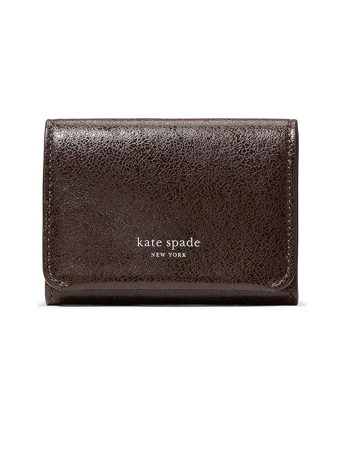 Кошелек-трифолд Halo Glazed Leather Card Case Kate Spade New York — 1