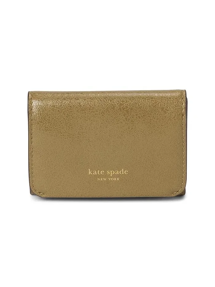 Кошелек трифолд Halo Glazed Leather Card Case Kate Spade New York — 1