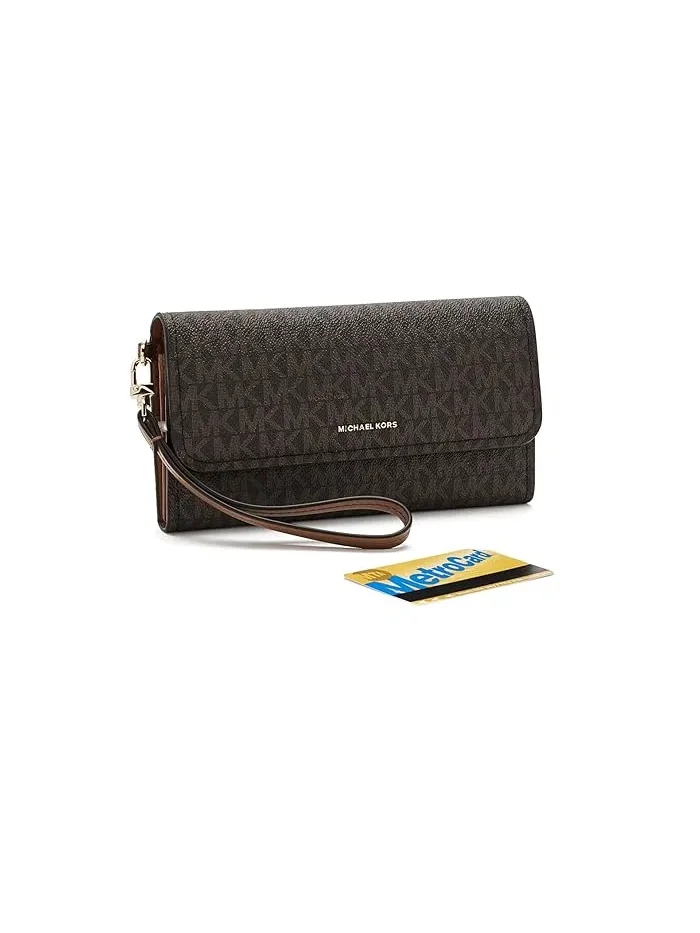 Кошелек с двумя отделениями на молнии Jet Set Medium MICHAEL Michael Kors — 3