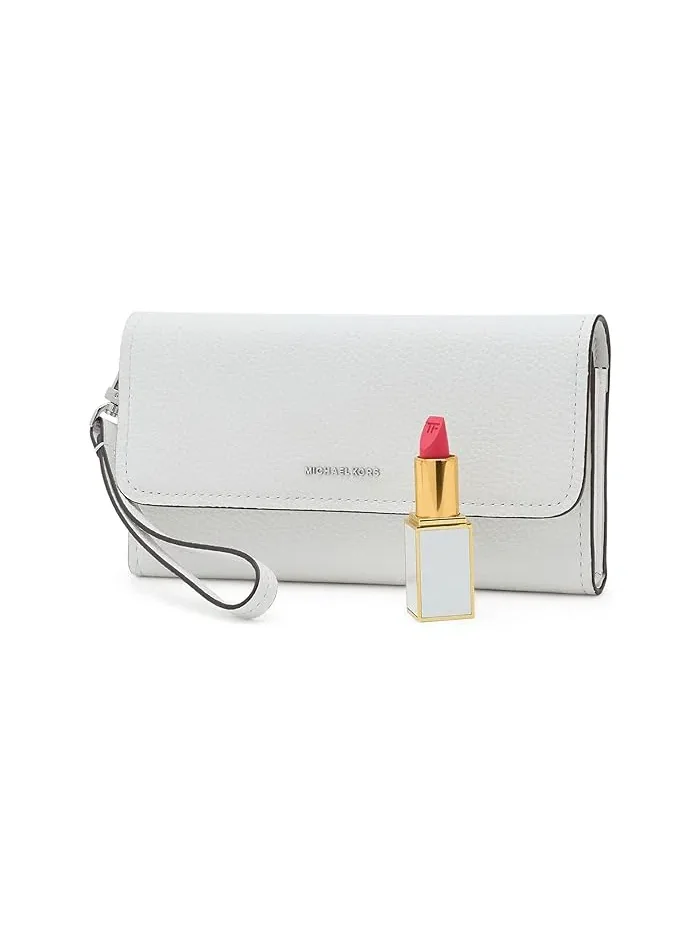 Кошелек MICHAEL Michael Kors Jet Set Medium Flap Double Zip Wristlet — 3