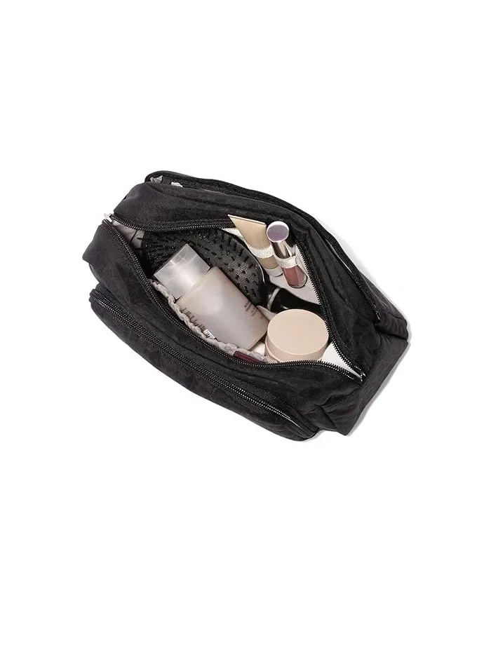 Косметичка с организацией для кистей Black Cheetah Emboss, Baggallini — 4
