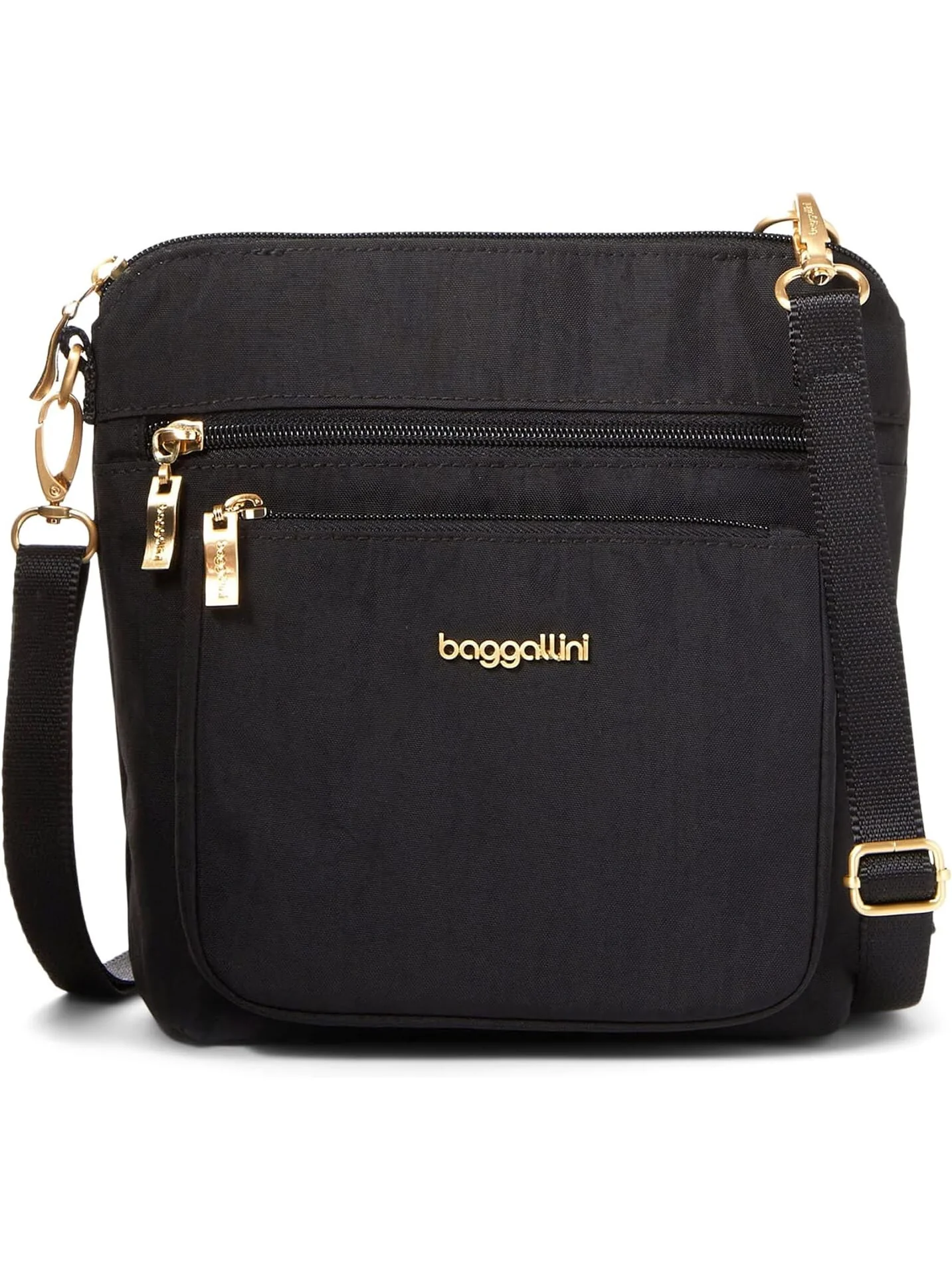Сумка Modern Pocket Crossbody Baggallini — изображение 1 из 4, черный/золотистый