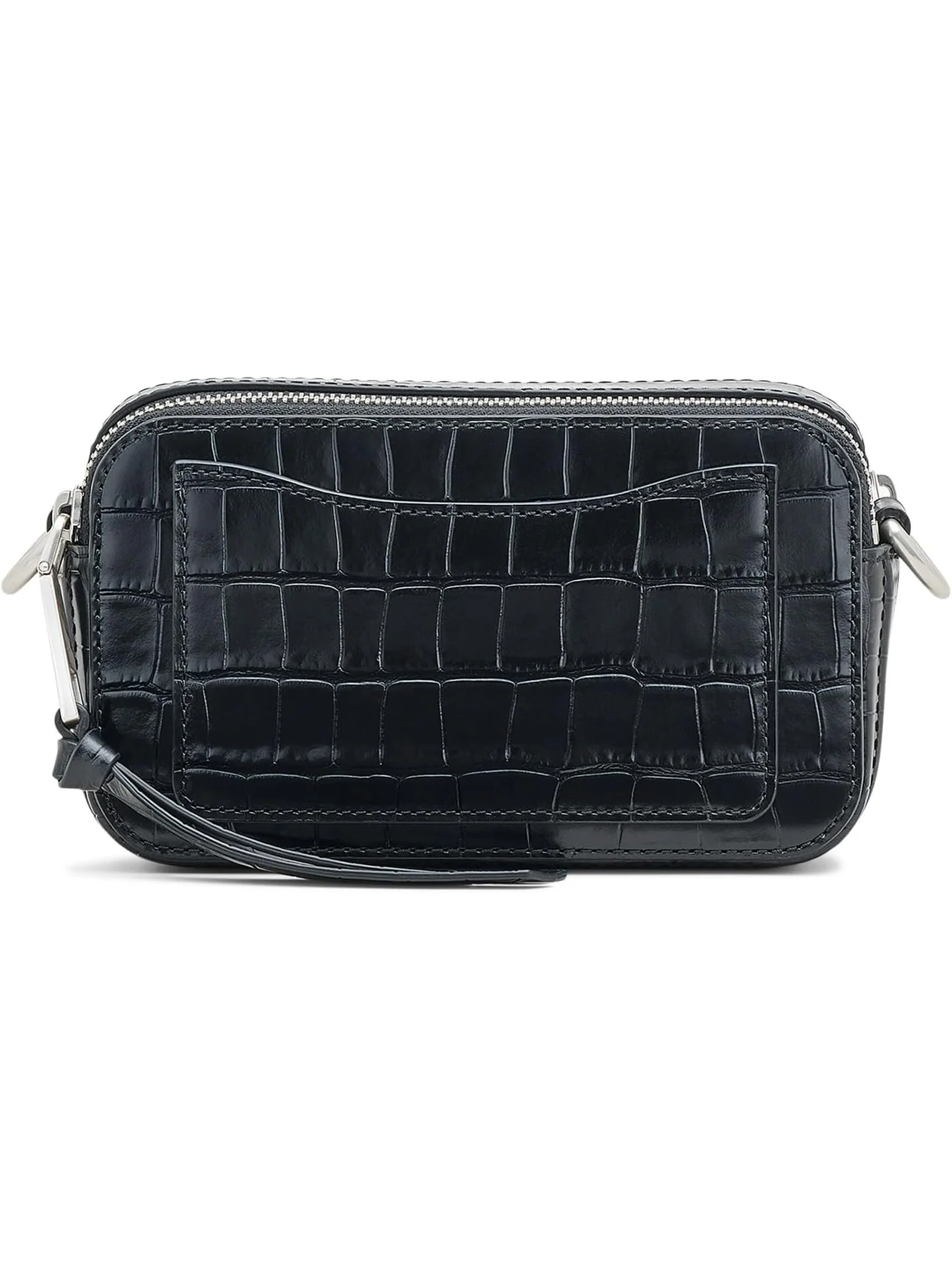 Сумка The Croc-Embossed Chain Snapshot Marc Jacobs — изображение 2 из 5, черный
