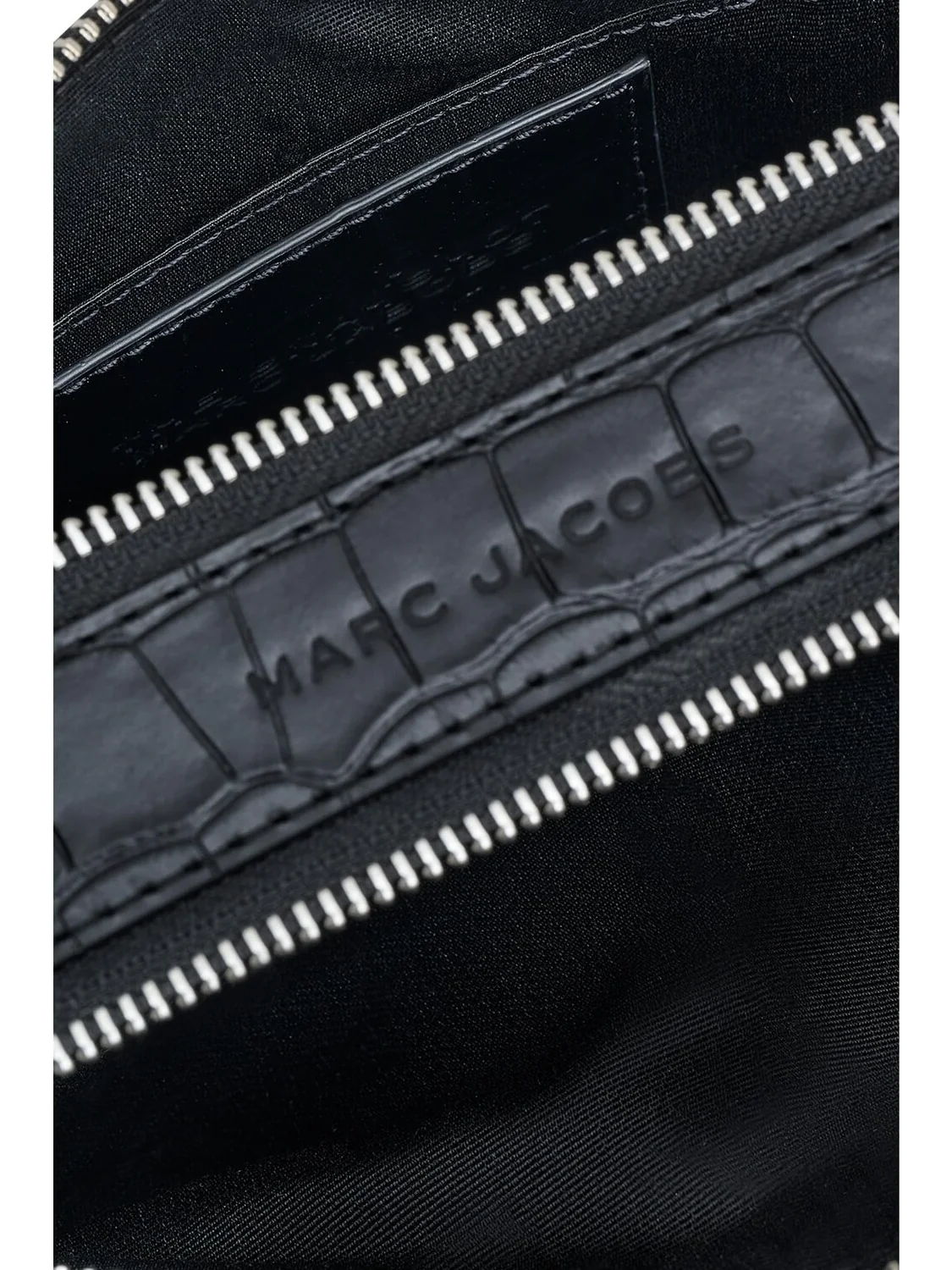 Сумка The Croc-Embossed Chain Snapshot Marc Jacobs — изображение 4 из 5, черный