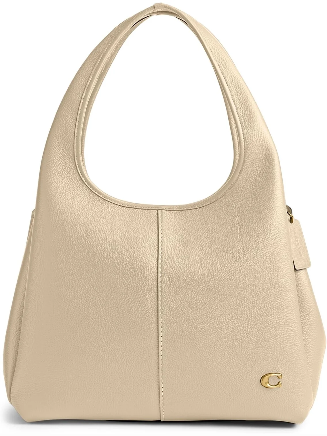 Сумка Coach Lana Shoulder — изображение 1 из 4, кремовый/золотистый