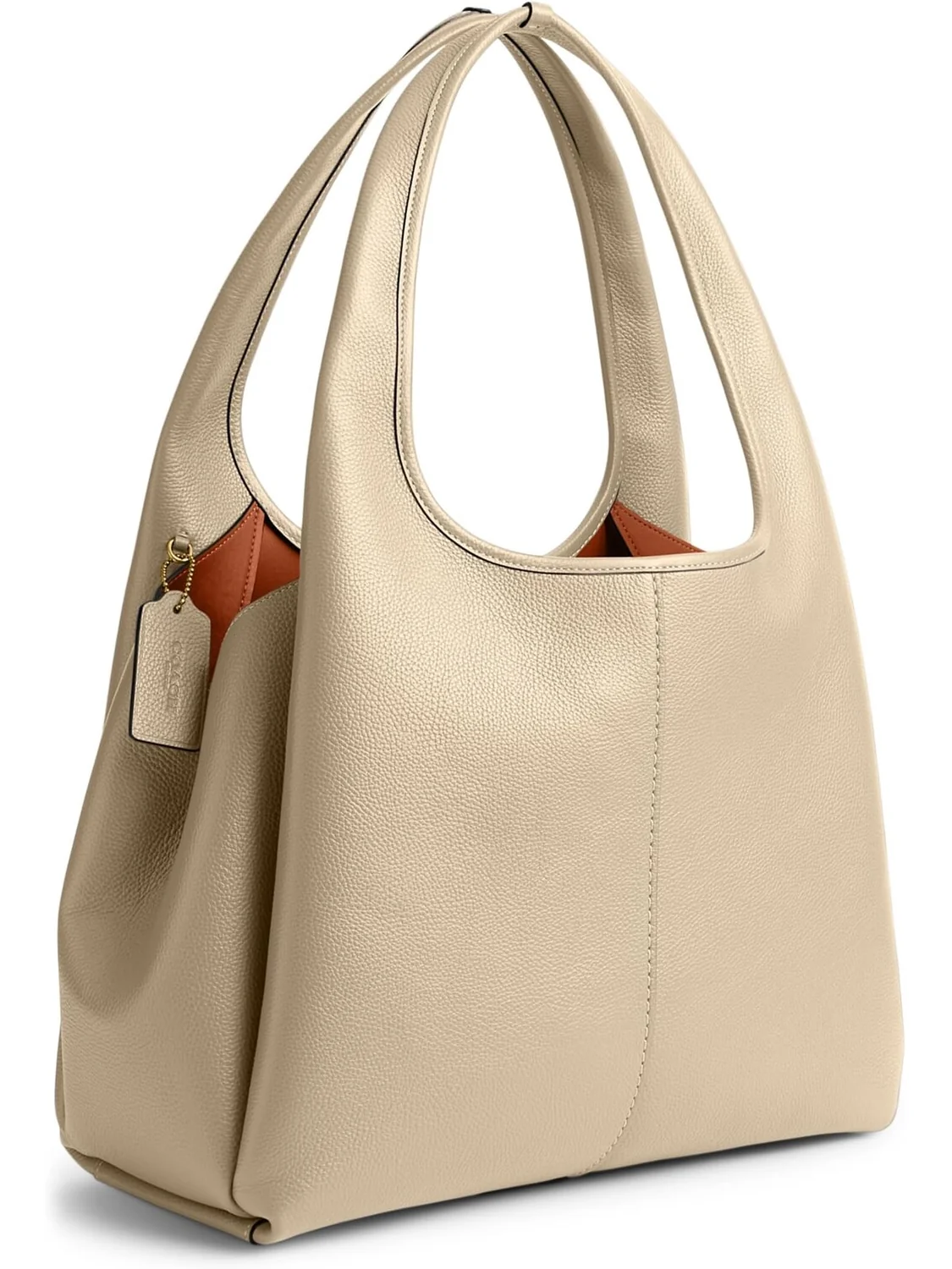 Сумка Coach Lana Shoulder — изображение 2 из 4, кремовый/золотистый