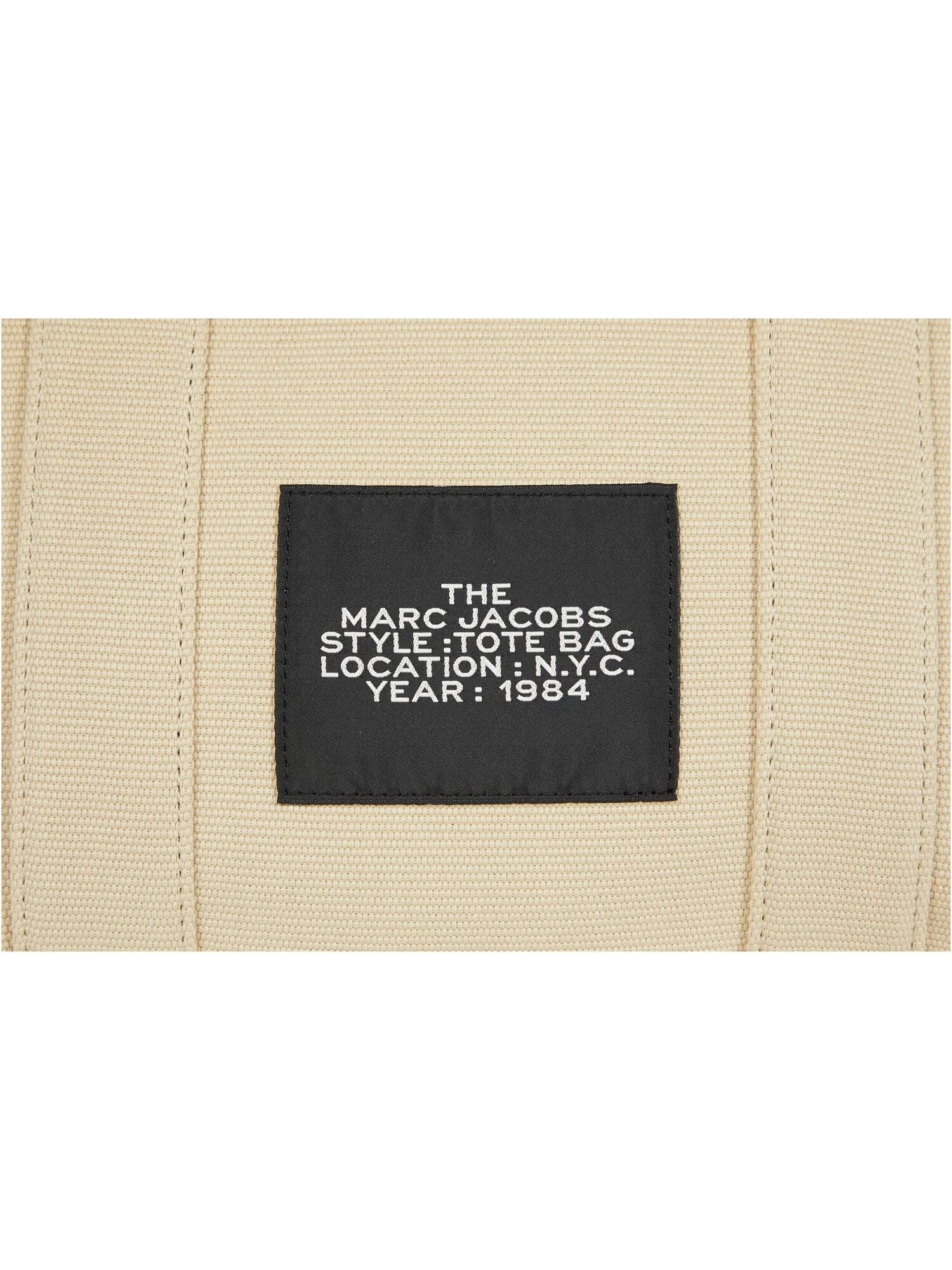 Жаккардовая большая сумка Marc Jacobs — изображение 4 из 4, песочный