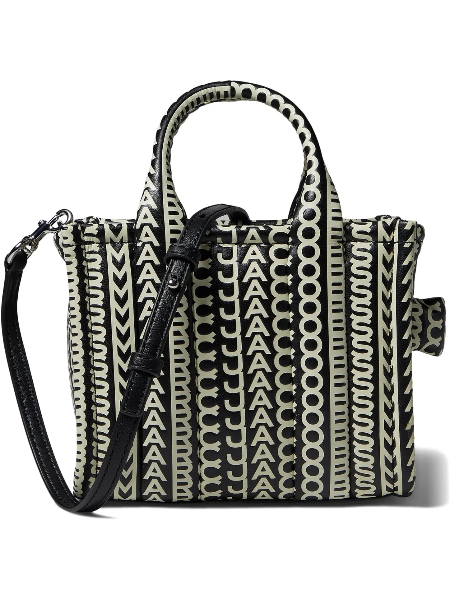 Мини-тоут Marc Jacobs — изображение 1 из 4, черный/белый