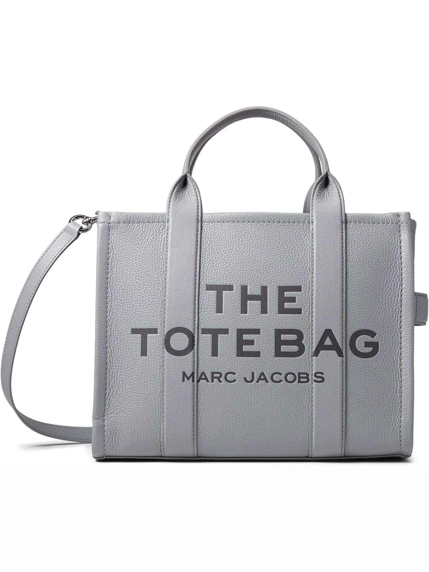Кожаная большая сумка среднего размера Marc Jacobs — изображение 1 из 4, серый