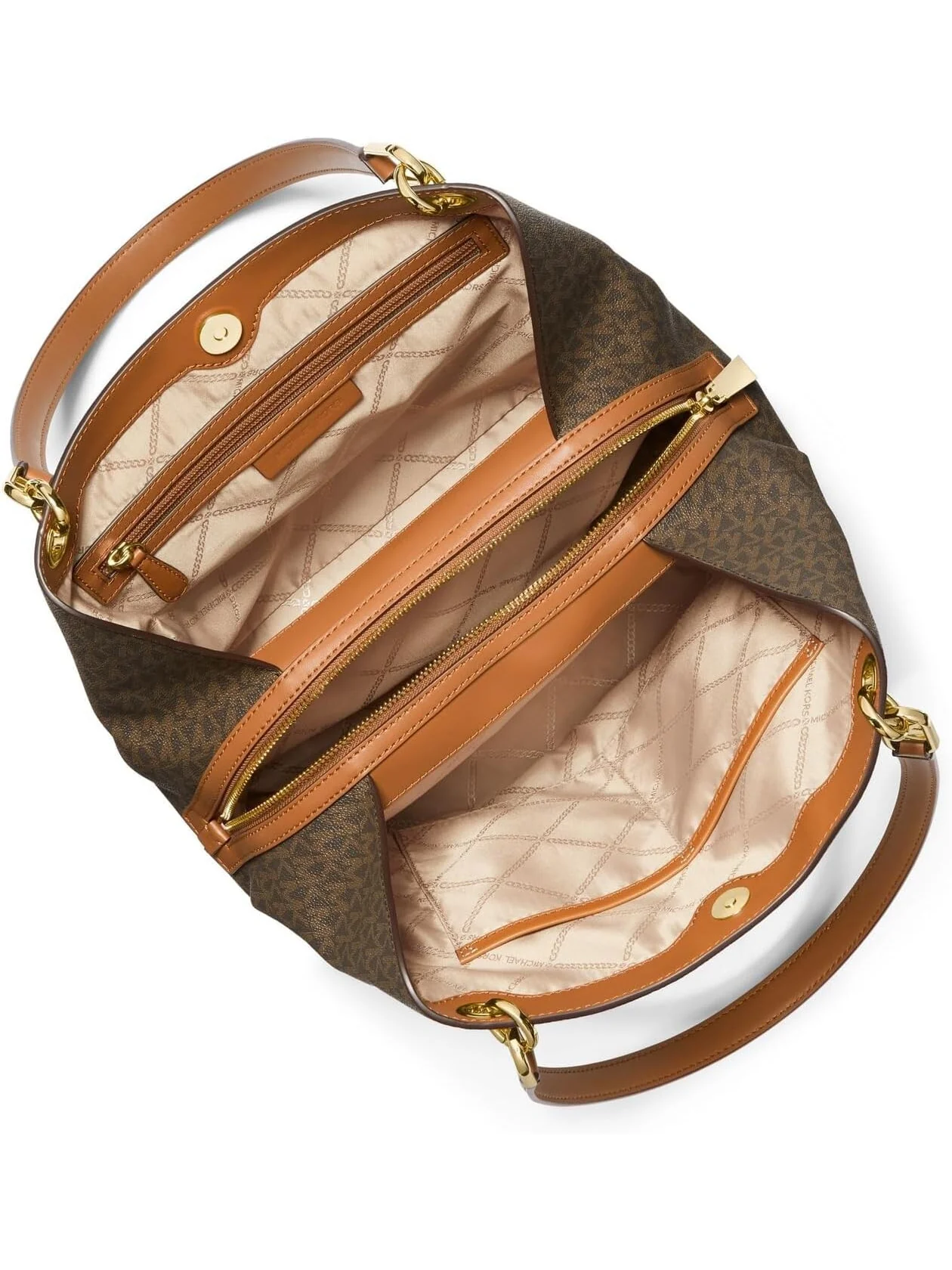 Большая сумка через плечо Kensington MICHAEL Michael Kors — изображение 3 из 4, коричневый