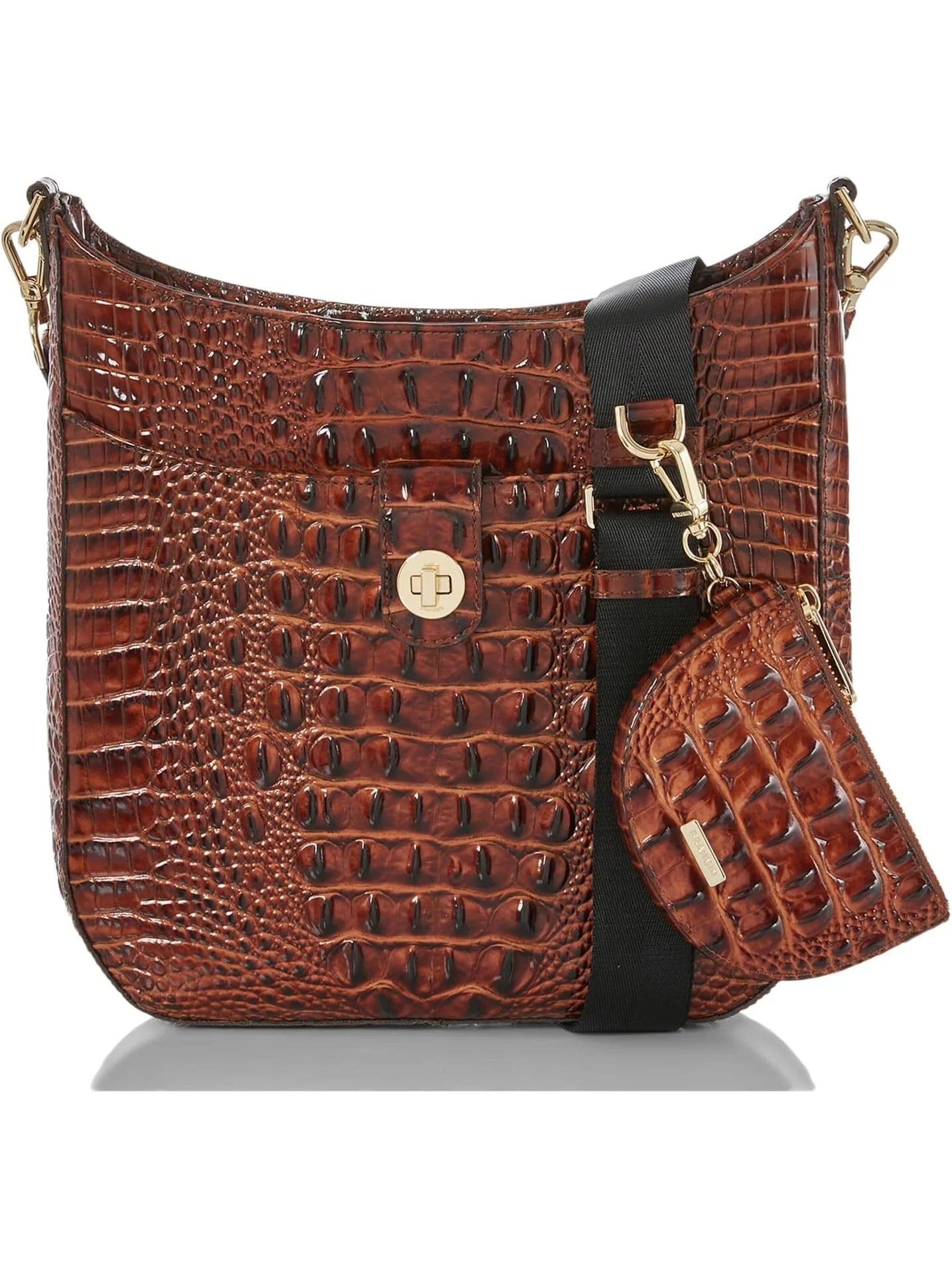 Мельбурн Лея Кроссбоди Brahmin — коричневый