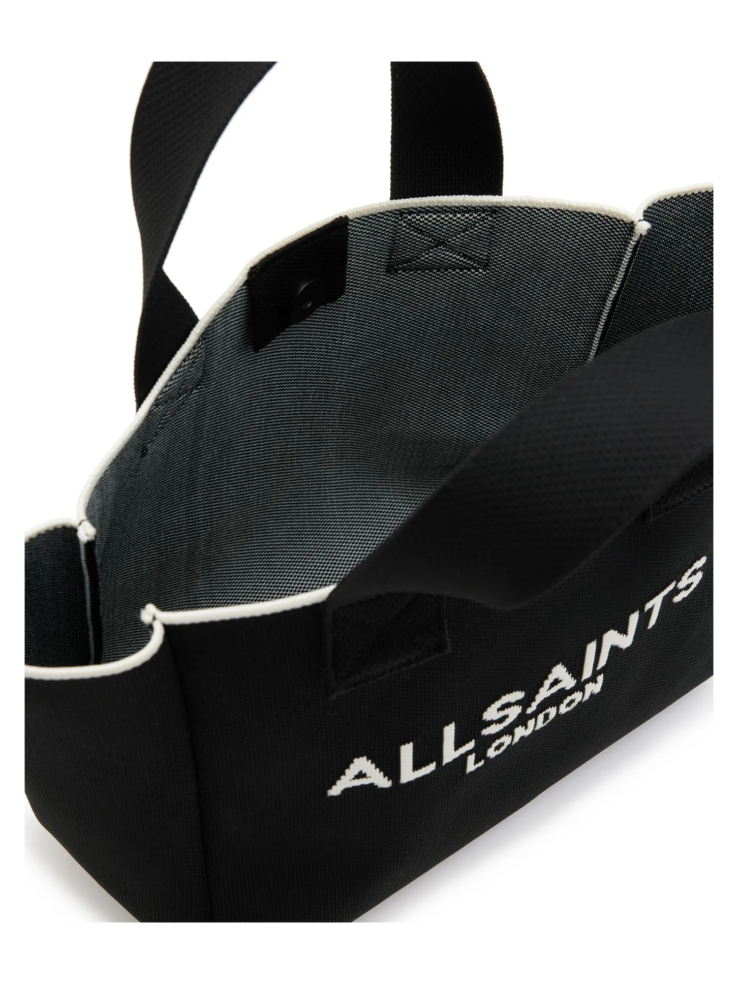 Сумка-тоут AllSaints Izzy Mini Tote — изображение 3 из 4, черный
