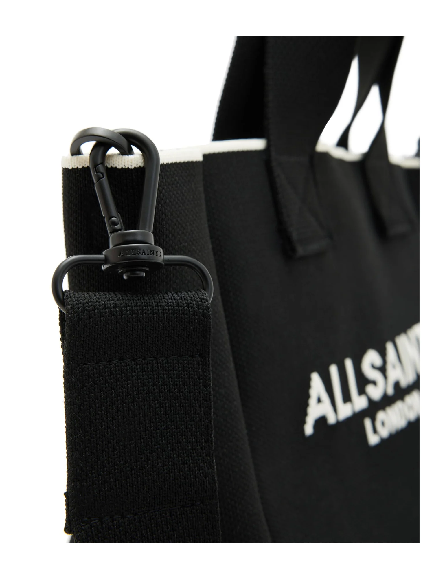 Сумка-тоут AllSaints Izzy Mini Tote — изображение 4 из 4, черный