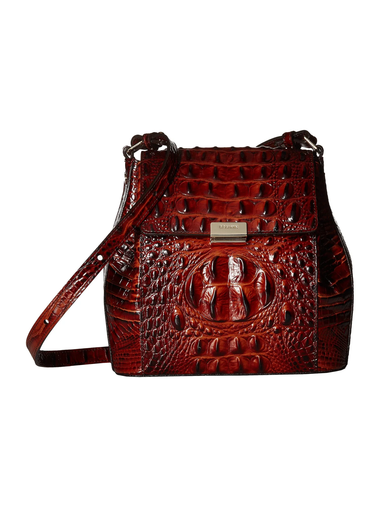 Сумка кросс-боди Brahmin Melbourne Margo Crossbody — коричневый
