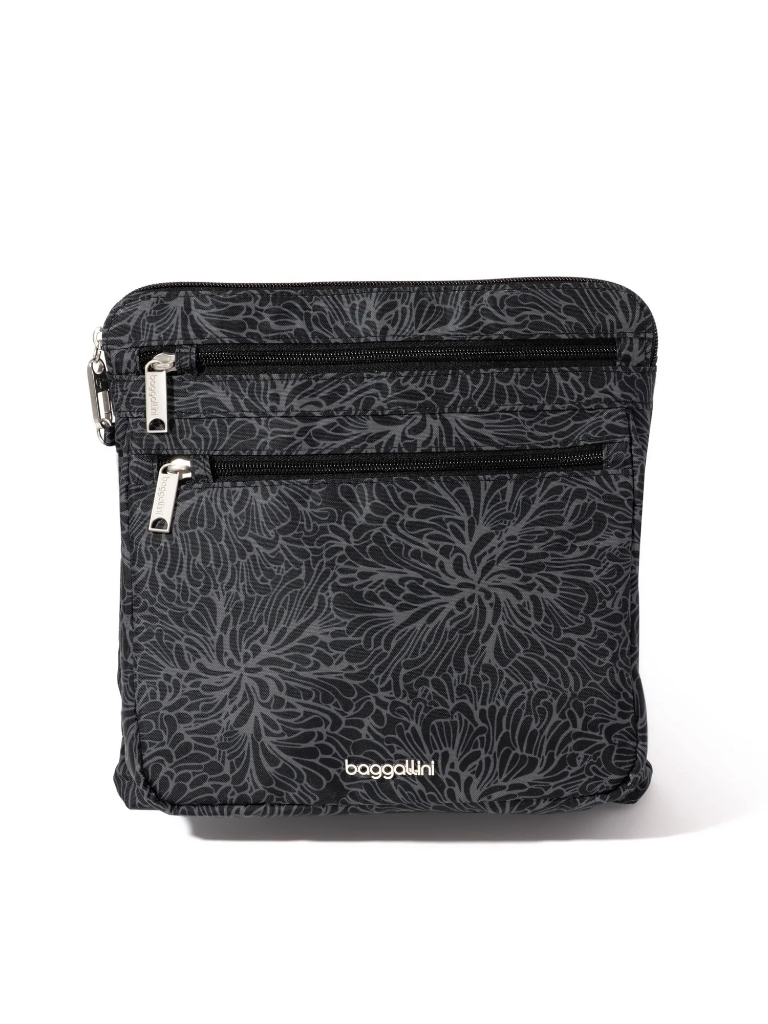Сумка кросс-боди Baggallini Securtex Anti-Theft Large Crossbody — изображение 1 из 5, полуночный цветок