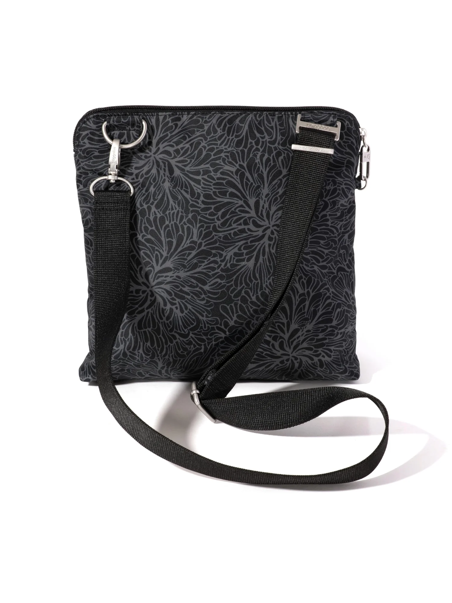 Сумка кросс-боди Baggallini Securtex Anti-Theft Large Crossbody — изображение 2 из 5, полуночный цветок