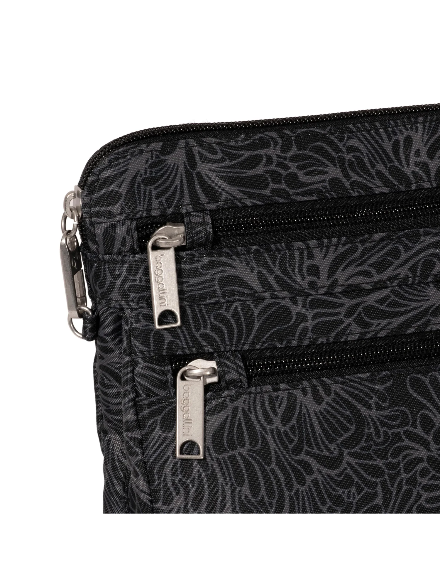 Сумка кросс-боди Baggallini Securtex Anti-Theft Large Crossbody — изображение 5 из 5, полуночный цветок