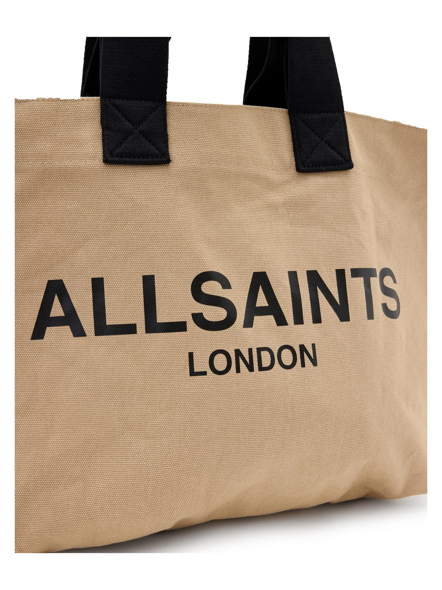 Сумка-тоут AllSaints Ali Canvas East/West Tote — изображение 4 из 4, коричневый