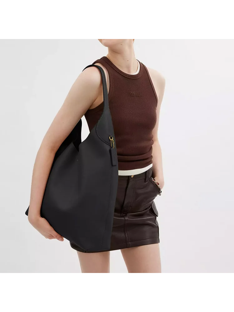 Сумка Coach Shoulder Brooklyn 39 — изображение 6 из 7, черный