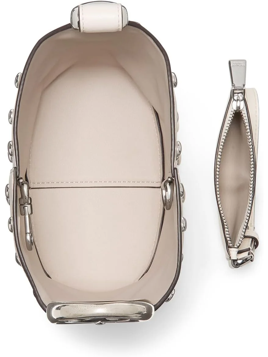 Сумка Kate Spade New York Halo Studded Fine Grain Leather Mini Bucket — 3