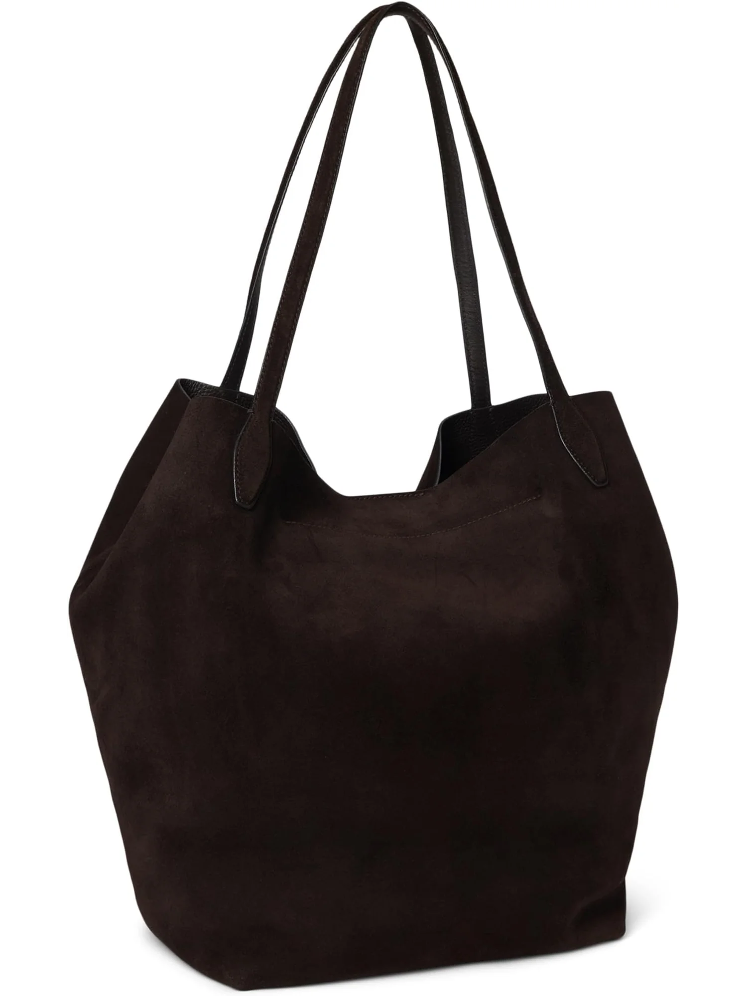 Сумка Madewell Oversized Soft Grain Shopper - Suede — изображение 2 из 6, карабовый