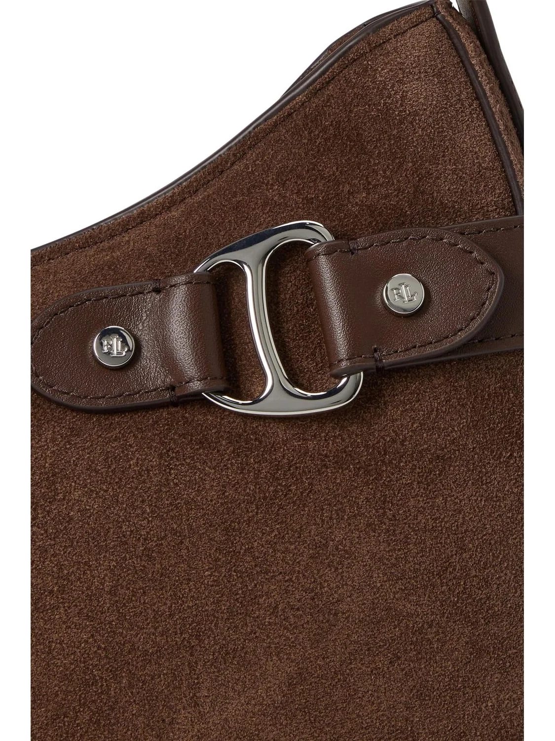 Сумка через плечо Lauren Ralph Lauren Suede Large Tasha Shoulder Bag — 4