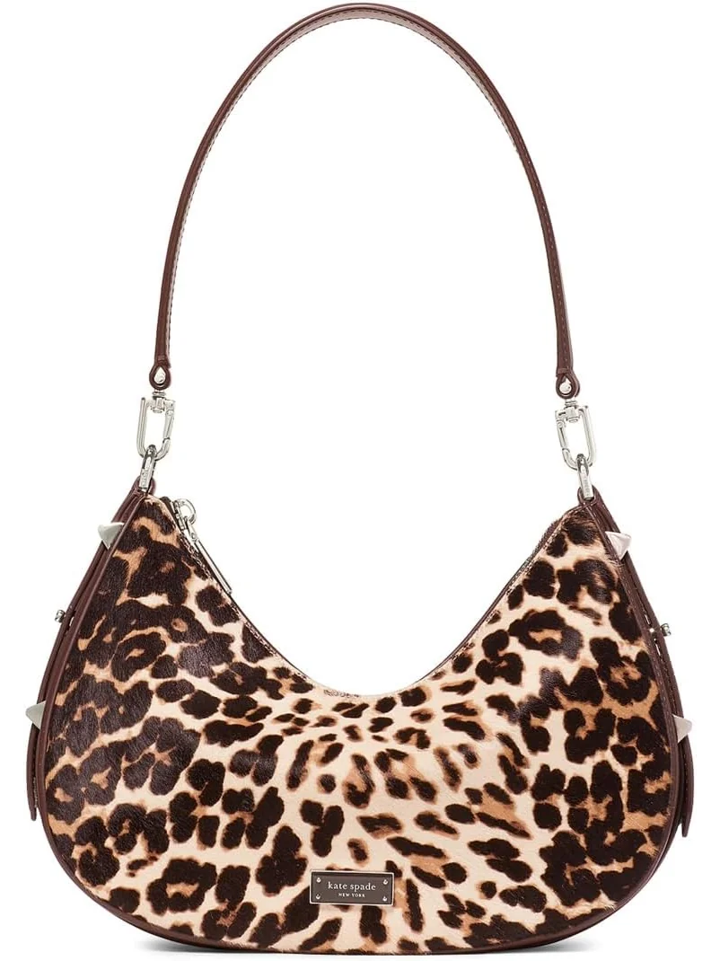 Сумка через плечо Kate Spade New York Liv Downtown Leopard Haircalf Convertible Shoulder — 2