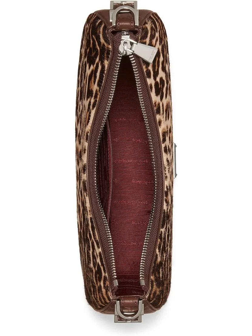 Сумка через плечо Kate Spade New York Liv Downtown Leopard Haircalf Convertible Shoulder — 3