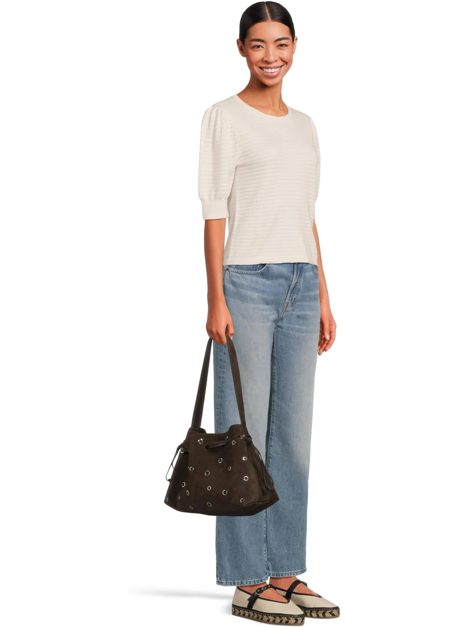 Сумка через плечо Madewell Suede Drawstring Shoulder-Eyelet — 6