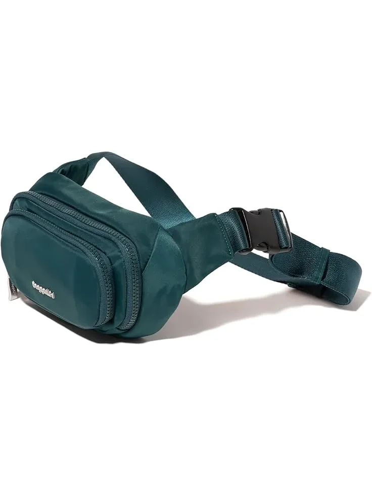 Женская поясная сумка On The Go Baggallini, Emerald Twill — изображение 1 из 4, изумруд