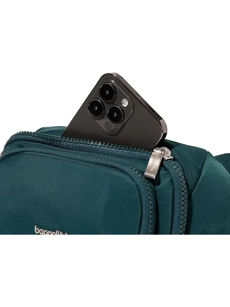 Женская поясная сумка On The Go Baggallini, Emerald Twill — изображение 4 из 4, изумруд