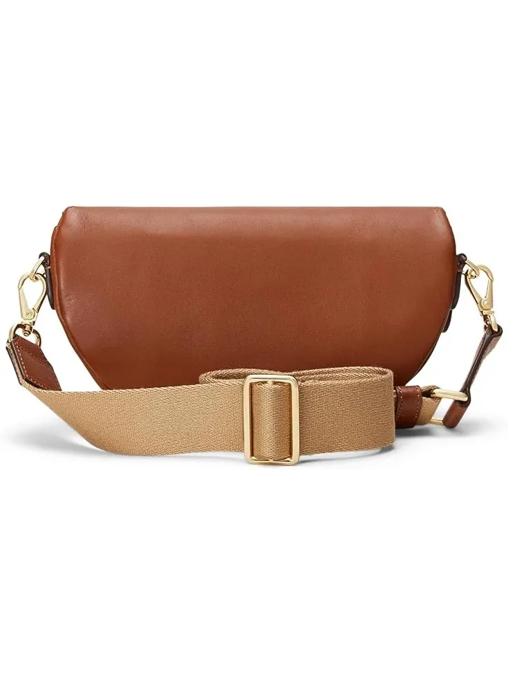 Женская кожаная поясная сумка Marcy Lauren Ralph Lauren — изображение 2 из 6, коричневый
