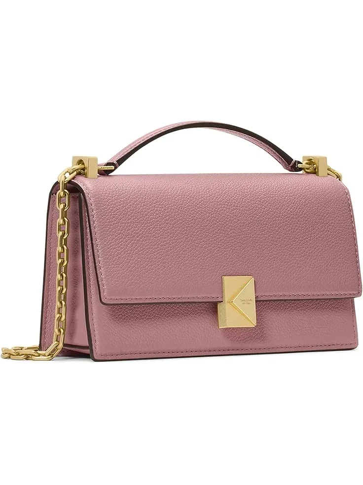 Женская мини-сумка через плечо Tribeca из зернистой кожи с клапаном и цепочкой Kate Spade New York — изображение 1 из 3