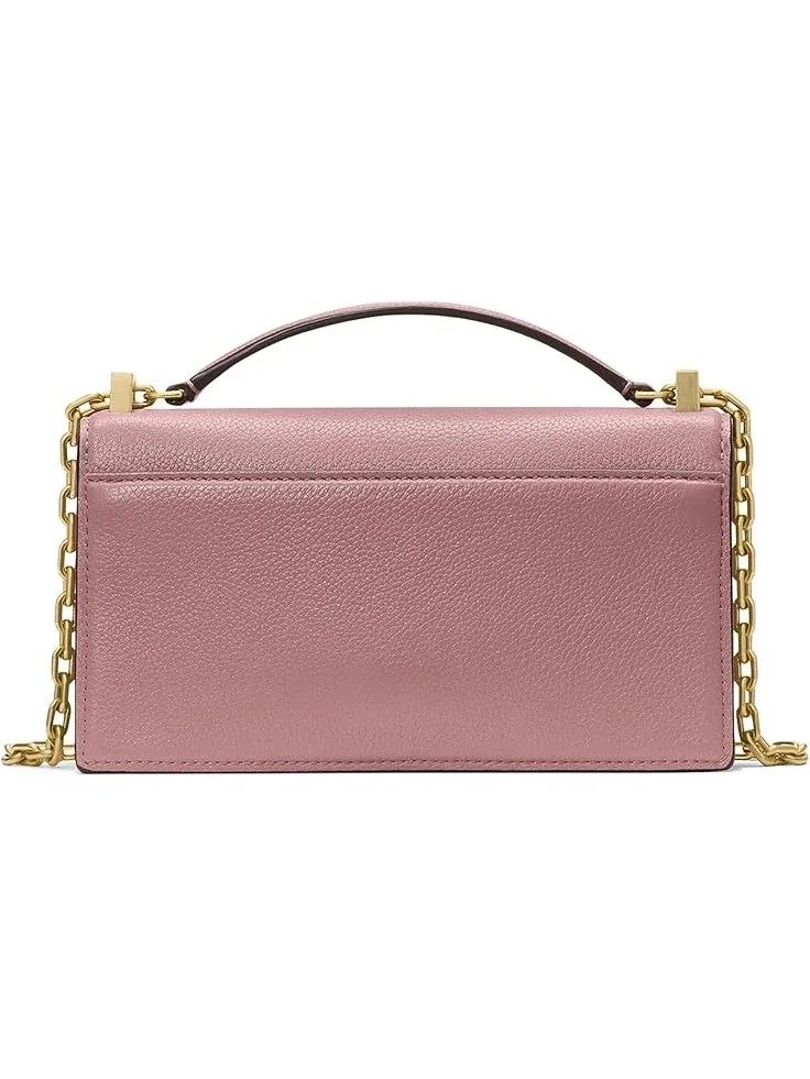 Женская мини-сумка через плечо Tribeca из зернистой кожи с клапаном и цепочкой Kate Spade New York — изображение 2 из 3