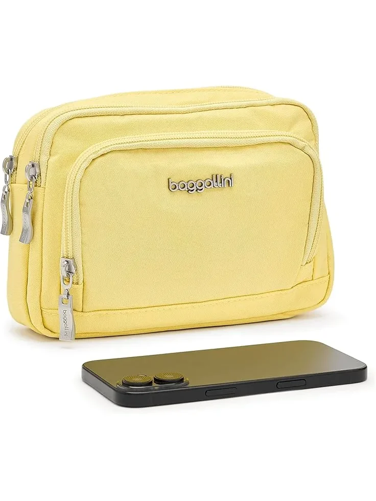 Женский кошелек-кроссбоди Trifecta RFID Baggallini — изображение 3 из 5, желтый