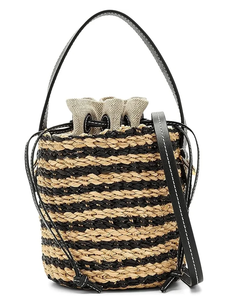 Женская мини-сумочка-корзинка из соломы Madewell